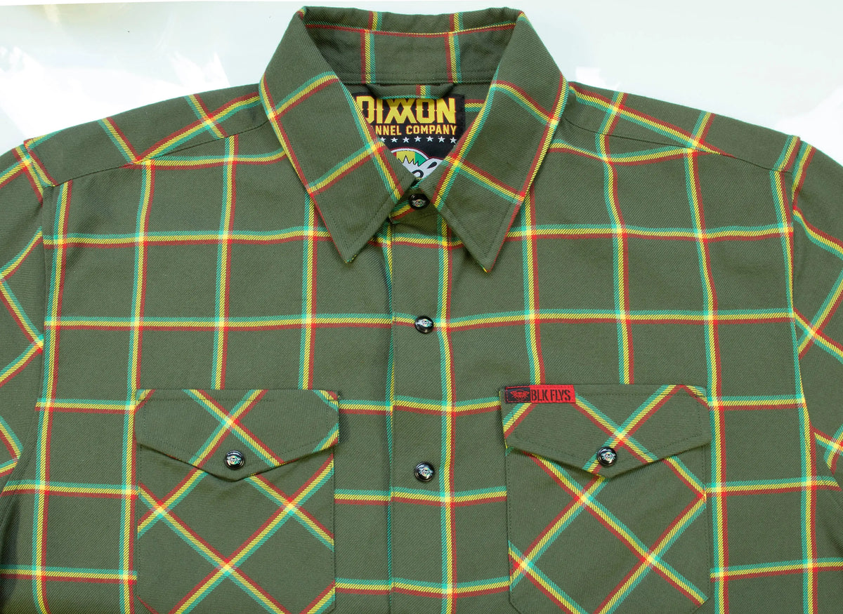 Men's Fly Souljah x Dixxon Flannel Collab - BlackFlys