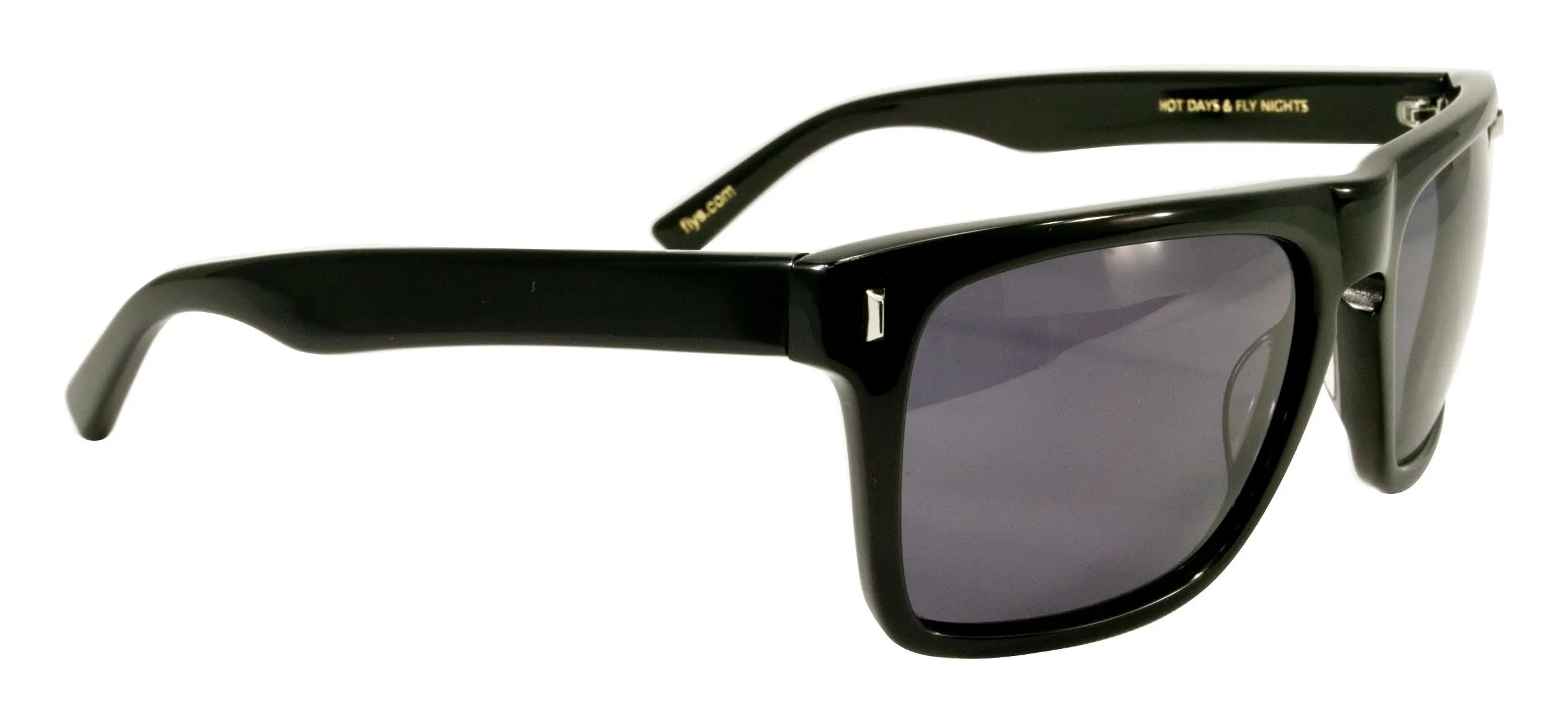 Nuovo Black Flys Occhiali da Sole Micro Fly 2 Lucido Nero Polarizzati Nuovo Black Flys Occhiali da Sole Micro Fly 2 Lucido Nero Polarizzati