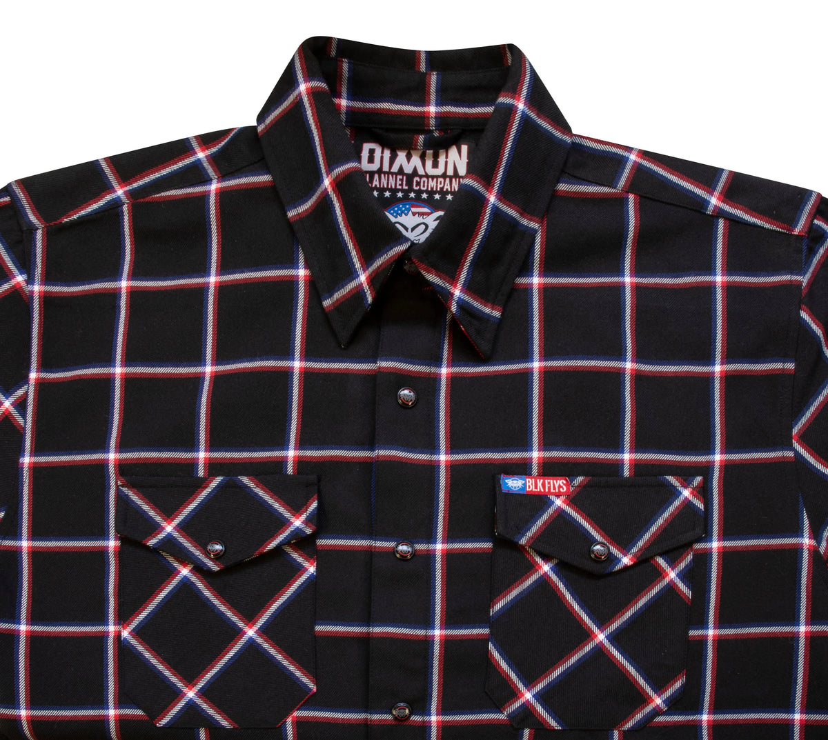 Men's Flycentennial x Dixxon Flannel Collab - BlackFlys