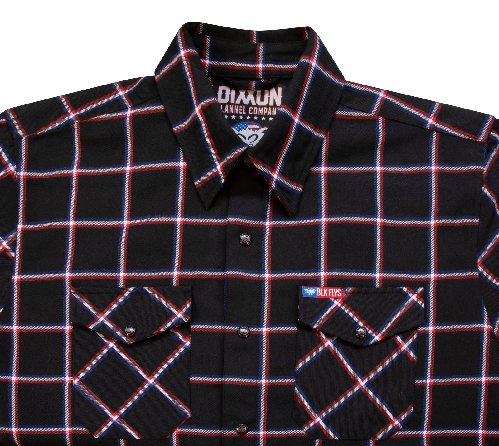 Men's Flycentennial x Dixxon Flannel Collab - BlackFlys