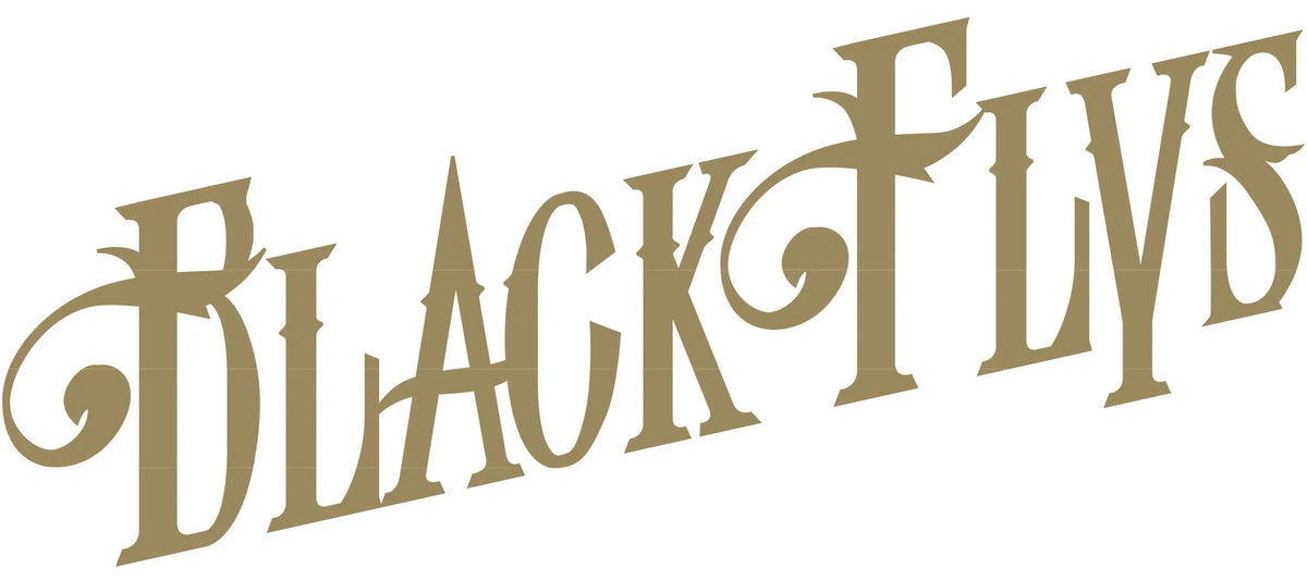 Gold Label Vinyl-Cut Sticker 6 in - BlackFlys