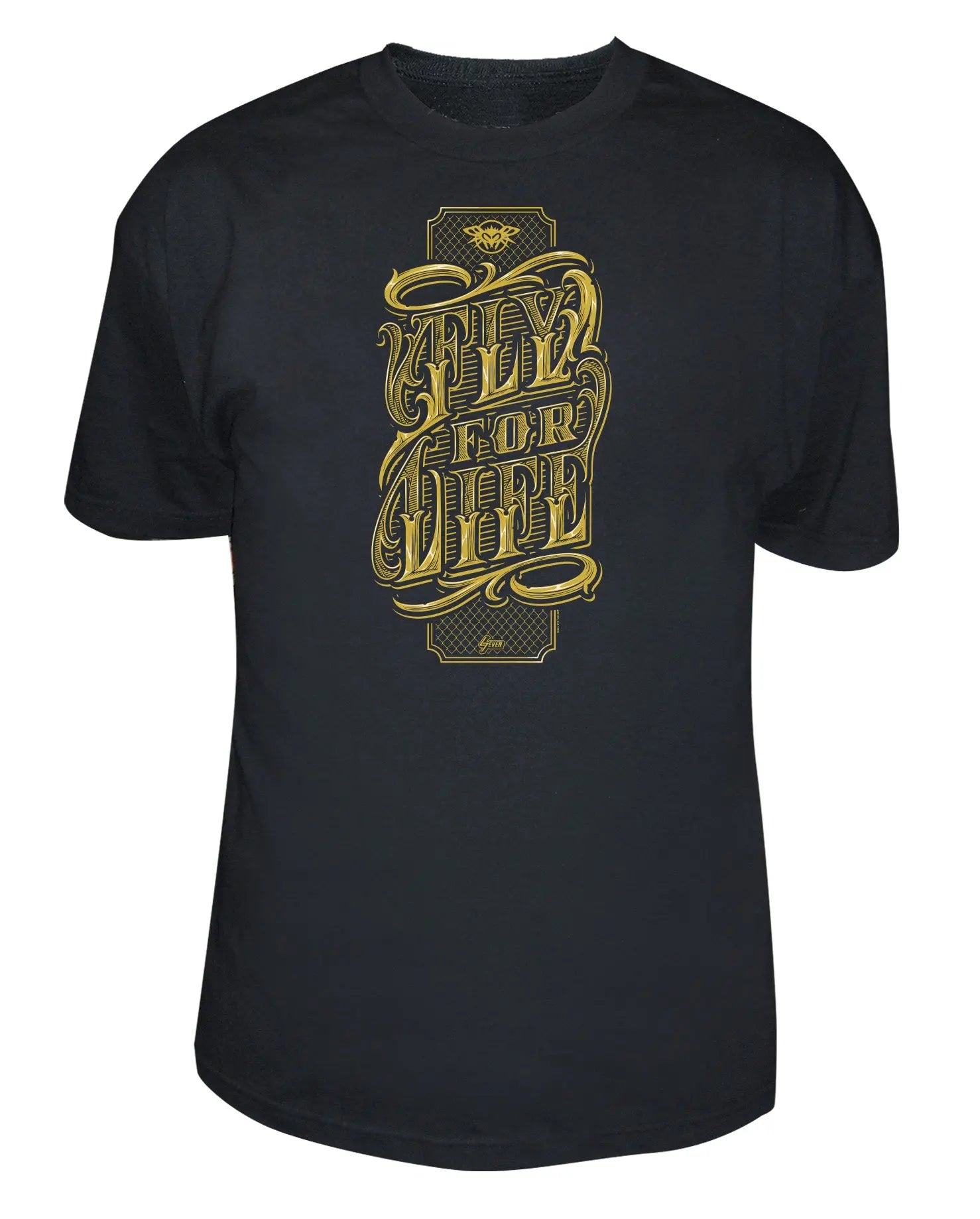 Gold Life Tee - BlackFlys