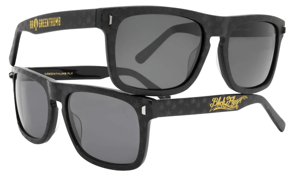 Dr. Greenthumb Fly Collaboration Sunglass - BlackFlys