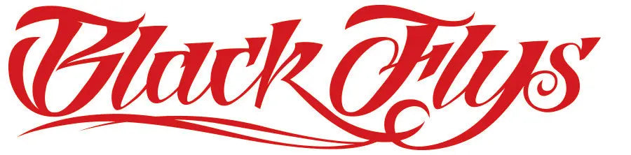 Fly Steez Vinyl-Cut Sticker 19 in - BlackFlys