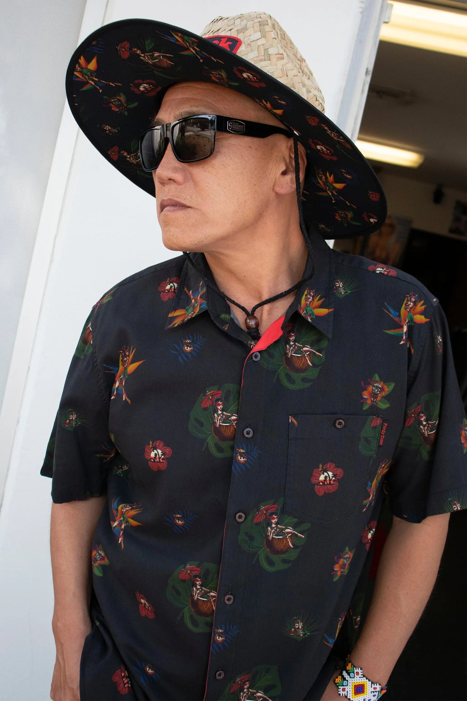 The Fly Pardy Woven Shirt - BlackFlys