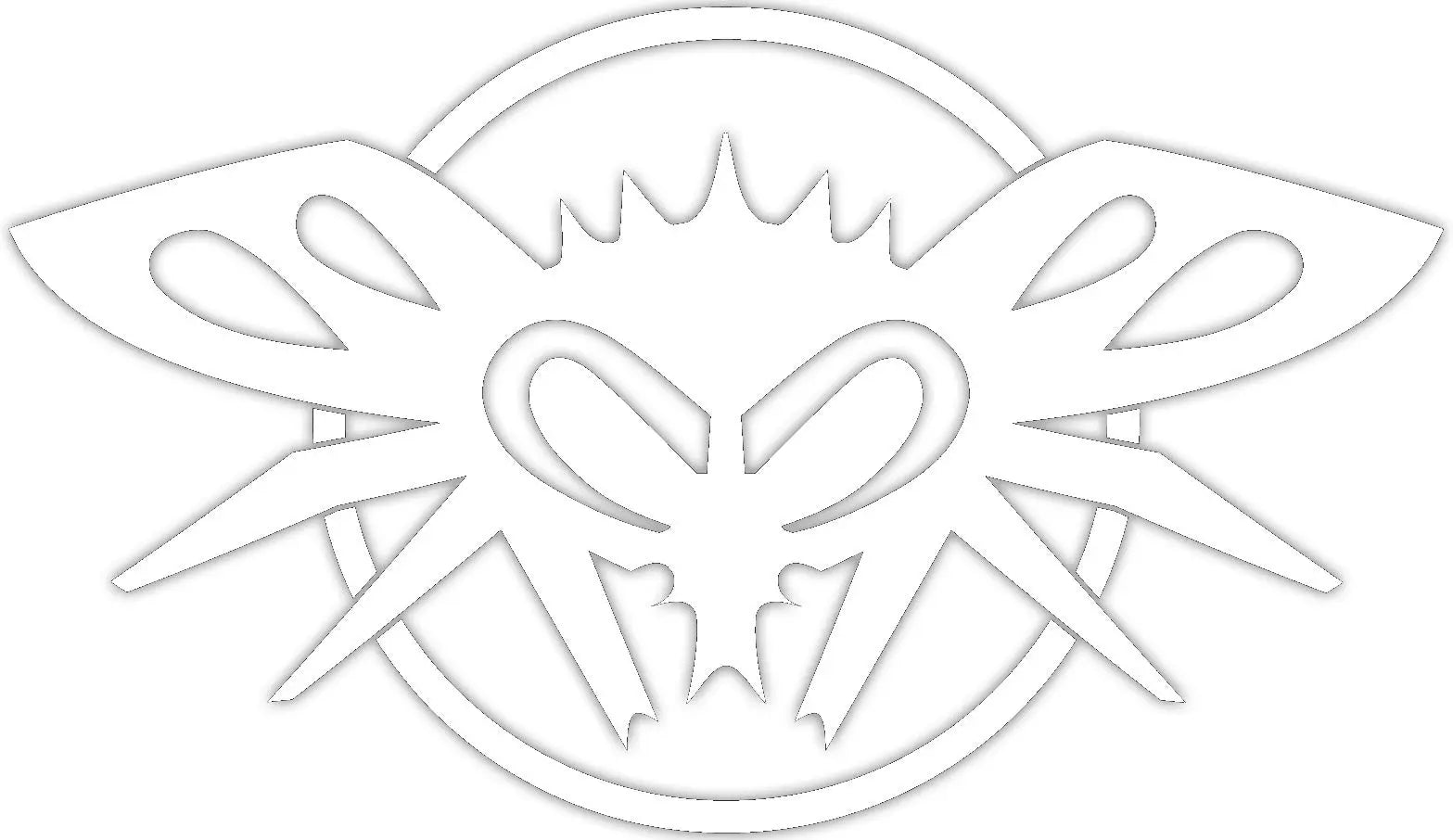 Phantom Vinyl-Cut Sticker 6 in - BlackFlys