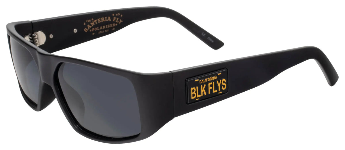 Santeria Fly/ Cali Plate Polarized - BlackFlys