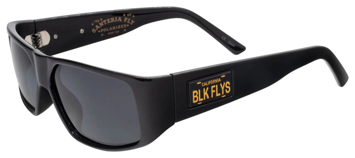 Santeria Fly/ Cali Plate Polarized - BlackFlys