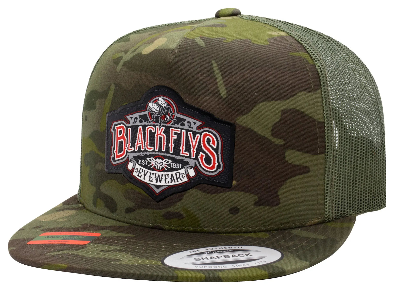 Stay Fly Patch Trucker - BlackFlys