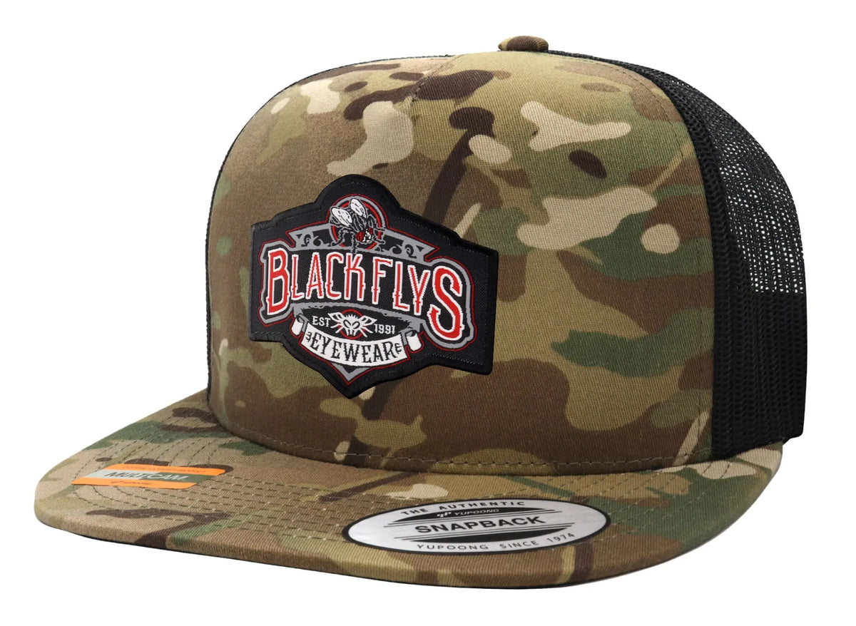 Stay Fly Patch Trucker - BlackFlys