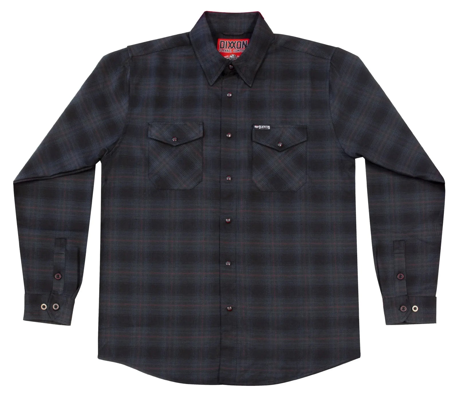 The Phantom Black Flys x Dixxon Men's Flannel Collab - BlackFlys