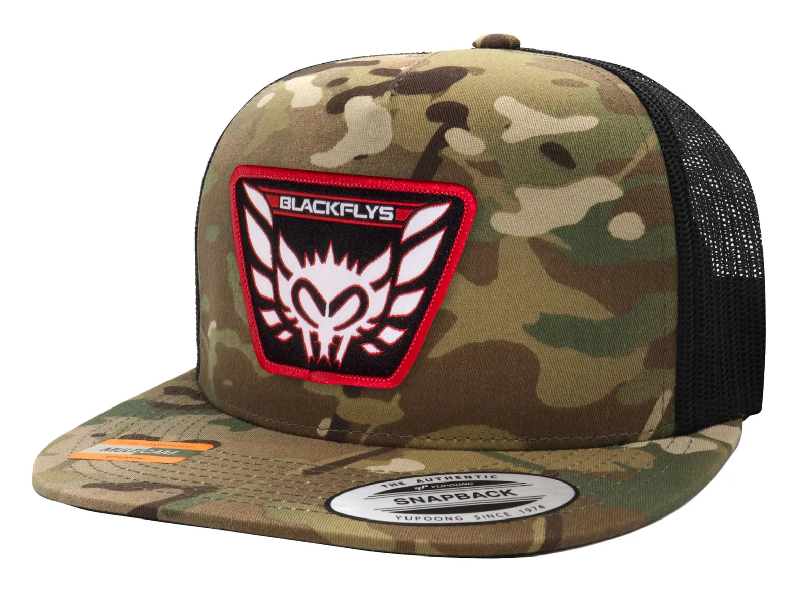 Trans-Am Fly Patch Trucker - BlackFlys