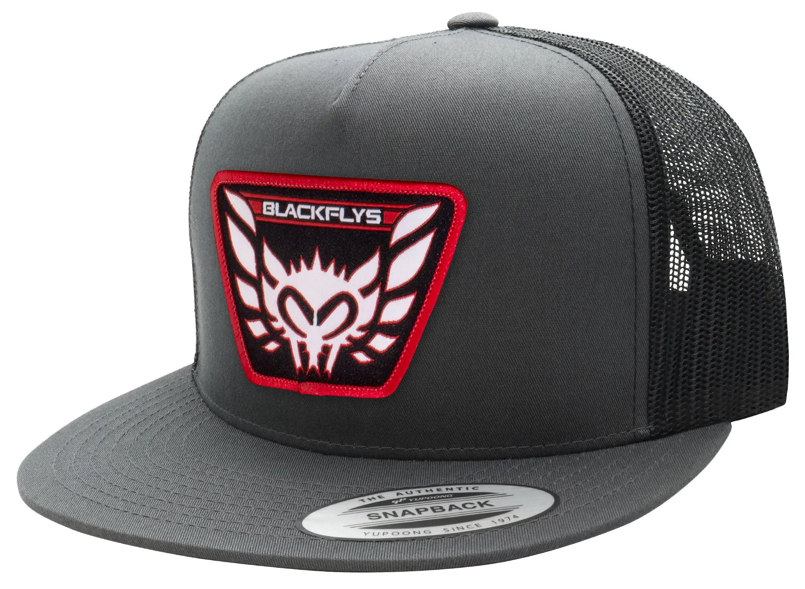 Trans-Am Fly Patch Trucker - BlackFlys