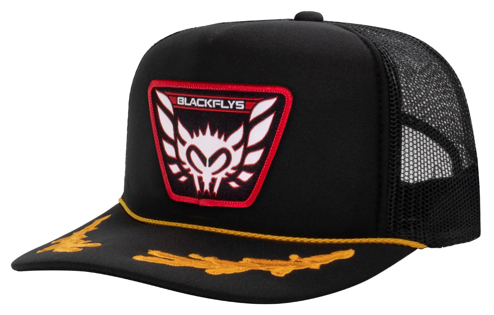 Trans-Am Fly Patch Trucker - BlackFlys