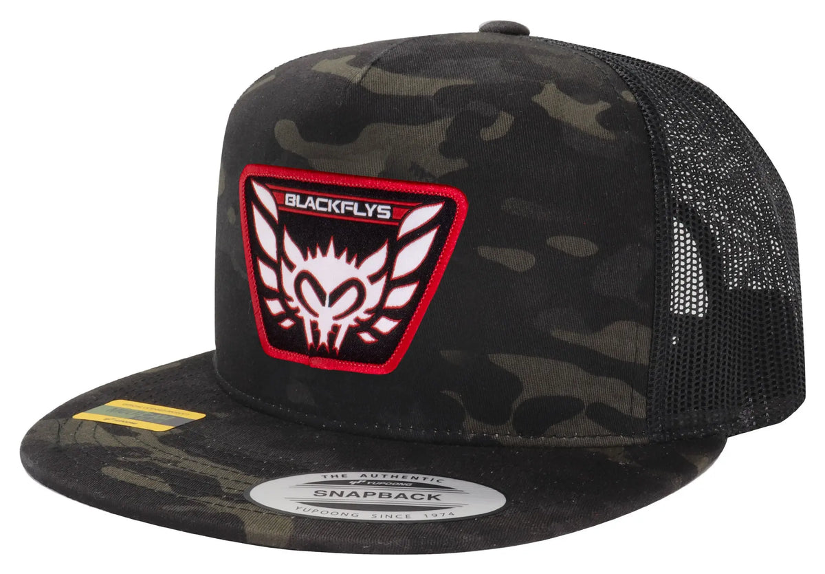 Trans-Am Fly Patch Trucker - BlackFlys