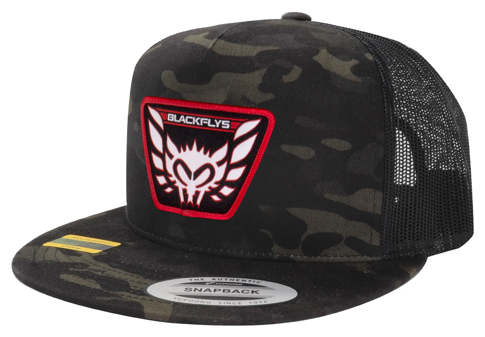 Trans-Am Fly Patch Trucker - BlackFlys