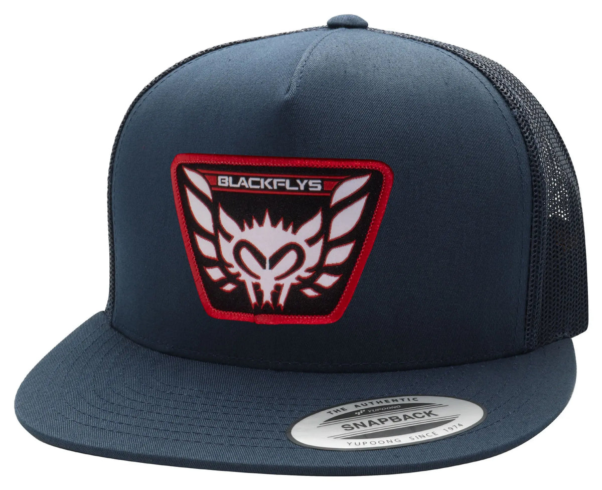 Trans-Am Fly Patch Trucker - BlackFlys