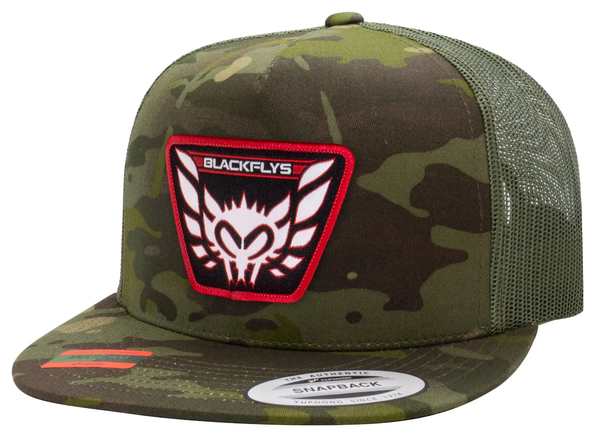 Trans-Am Fly Patch Trucker - BlackFlys