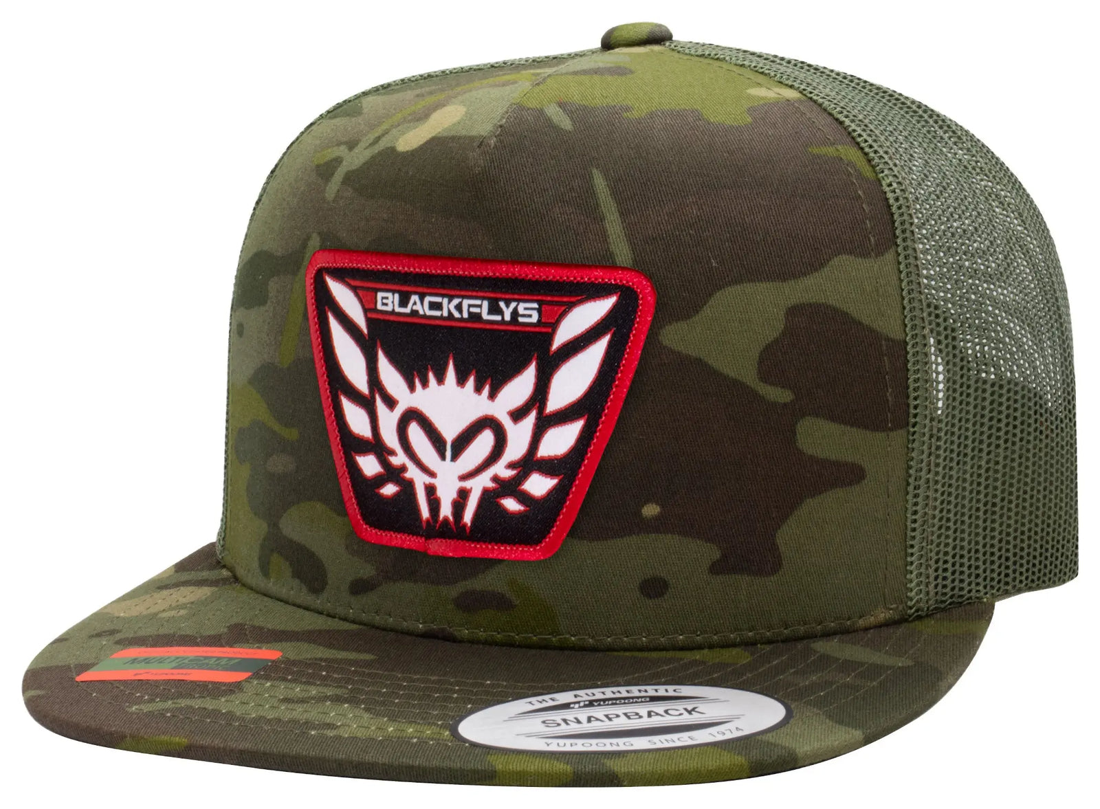 Trans-Am Fly Patch Trucker - BlackFlys