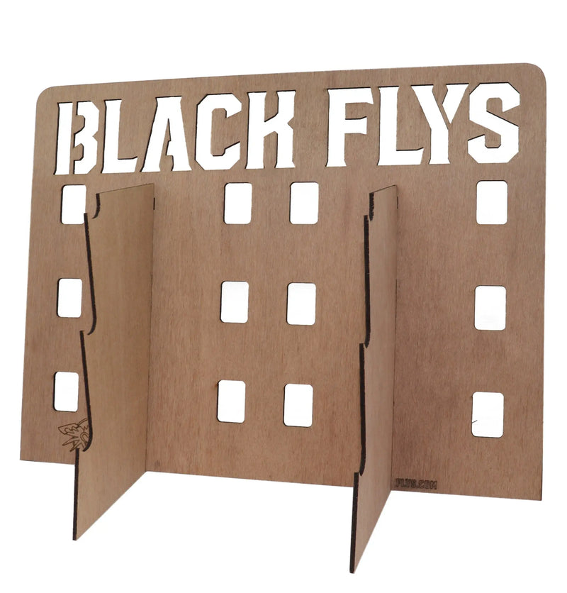 6 Pc. Wood Sunglass Display - BlackFlys